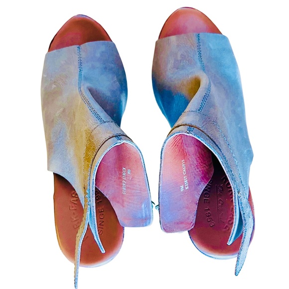 Barely worn Kork-Ease Berit Peep Toe Wedge Sandals | 9M | $25 - Picture 2 of 9